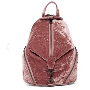 NEW Rebecca Minkoff Julian Velvet Backpack Purse